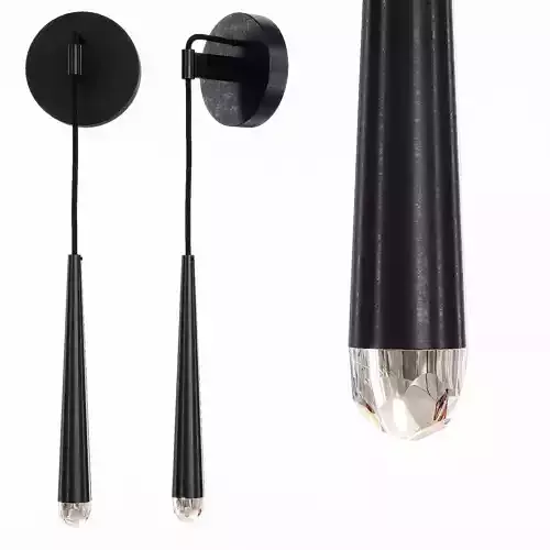 Restoration Hardware AQUITAINE SCONCE Black