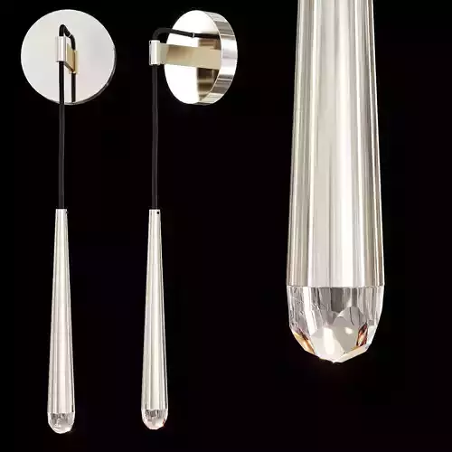 Restoration Hardware AQUITAINE SCONCE Nickel