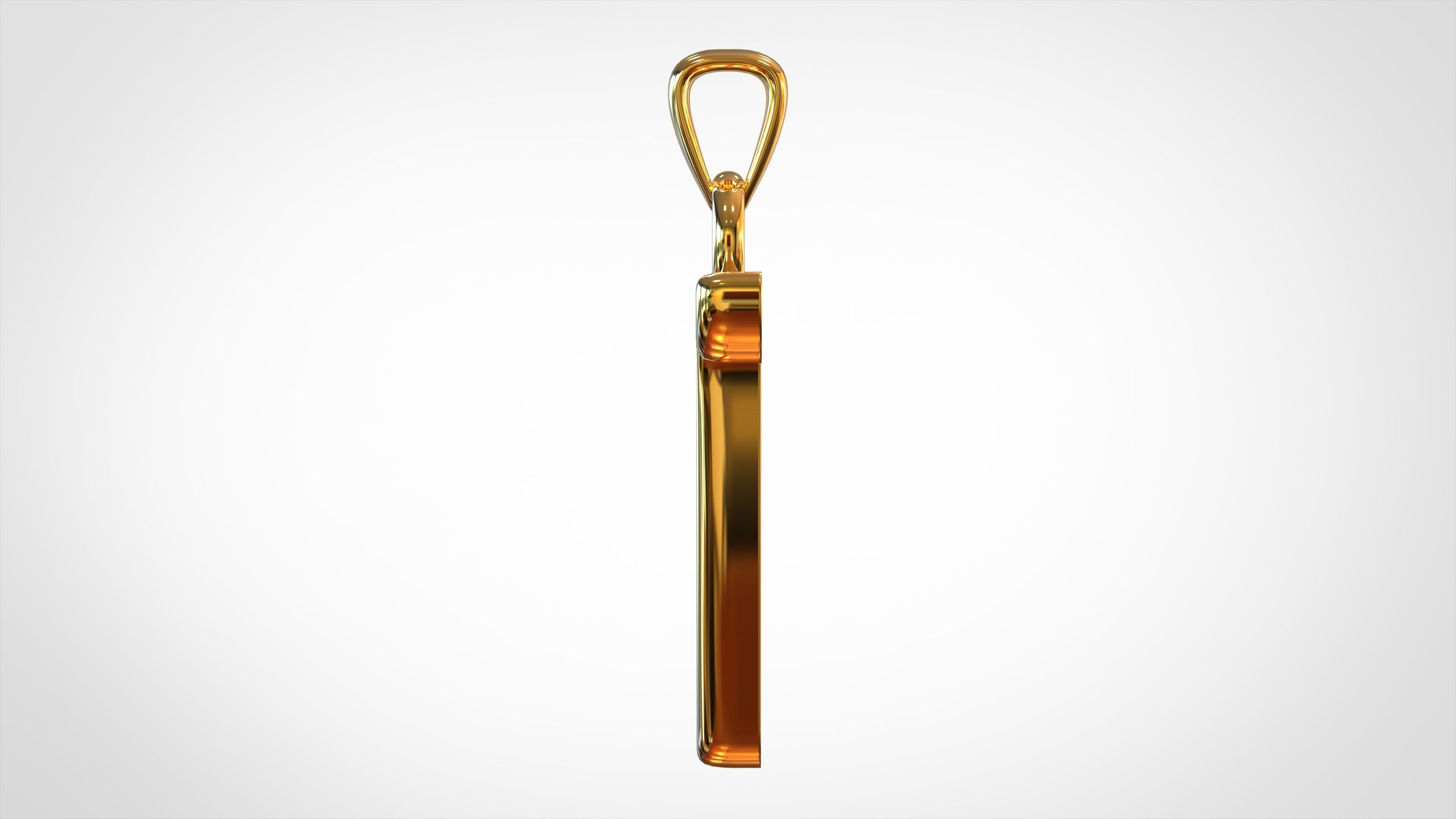 Nautilus Pompilius Font T Pendant 3D print model_2