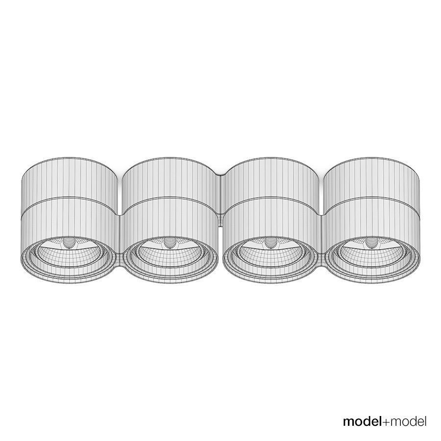 Deltalight Link spotlights 3D model_9