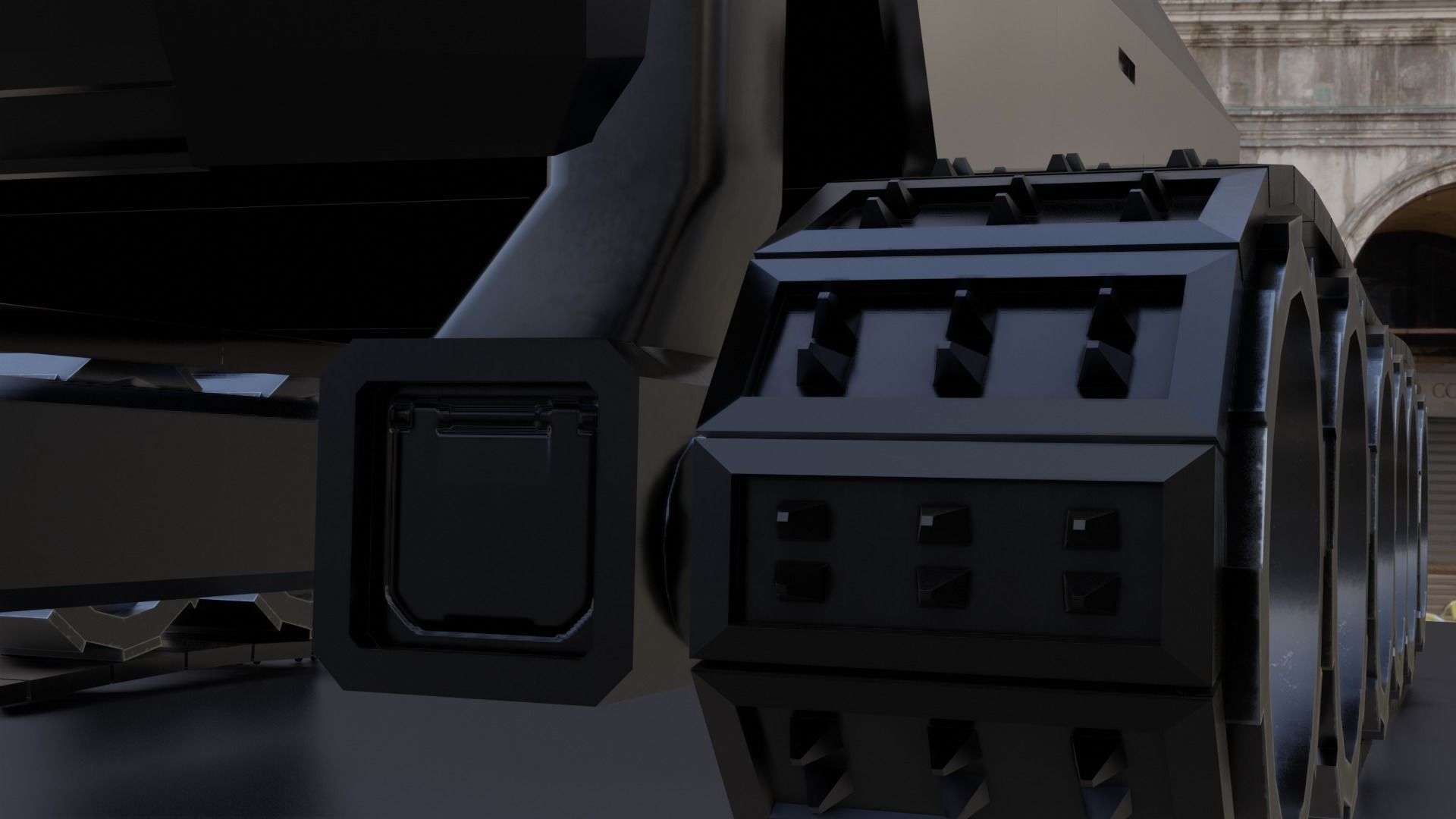 Tesla Cybertruck Low-poly 3D model_20