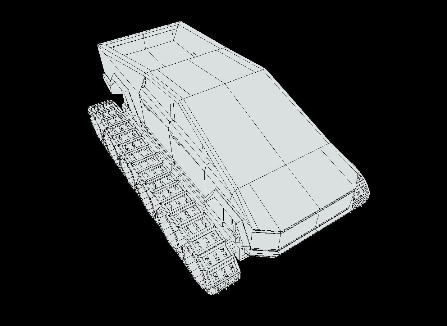 Tesla Cybertruck Low-poly 3D model_29