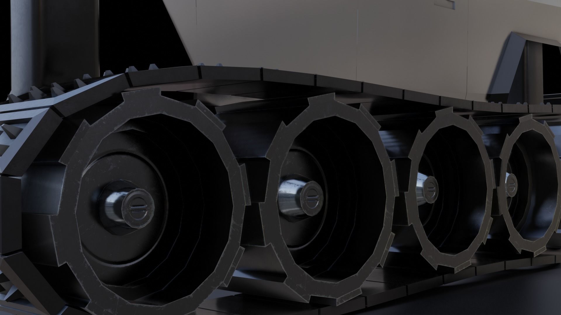 Tesla Cybertruck Low-poly 3D model_21