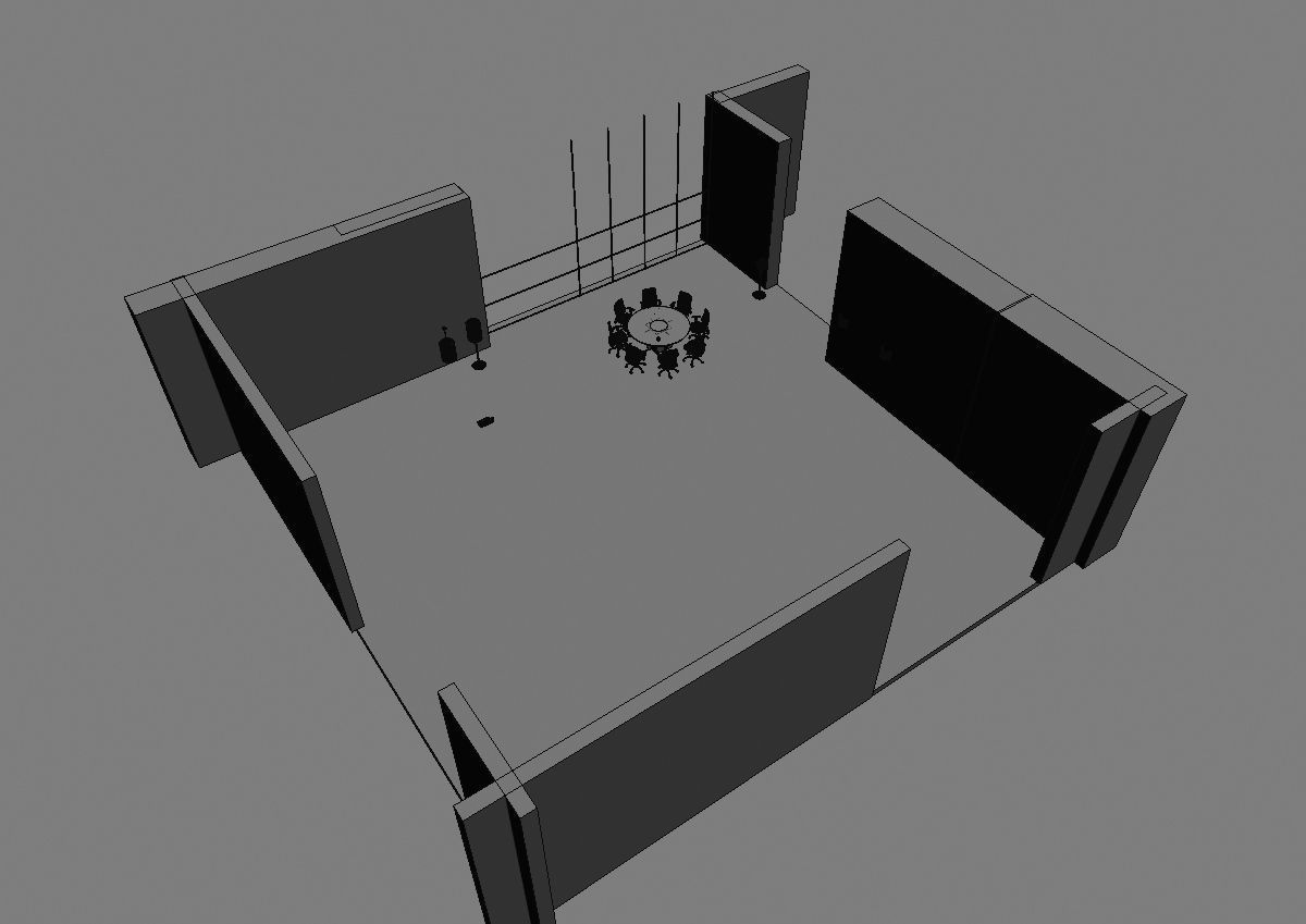 meeting room cd1266 a03 3D model_2
