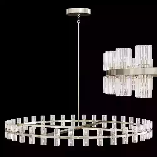 Restoration Hardware ARCACHON ROUND CHANDELIER 60 Nickel