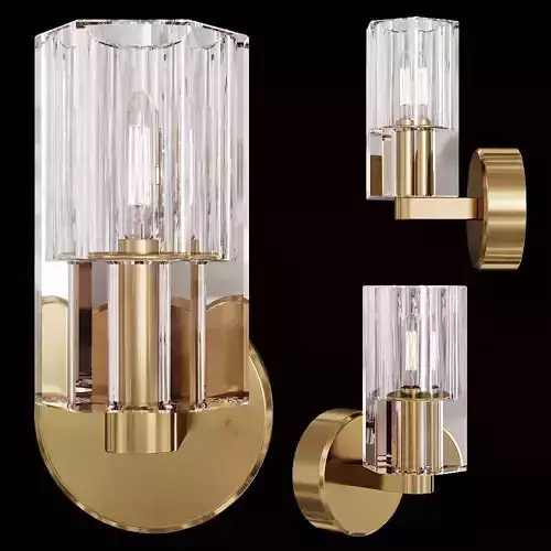 Restoration Hardware ARCACHON SINGLE SCONCE Brass