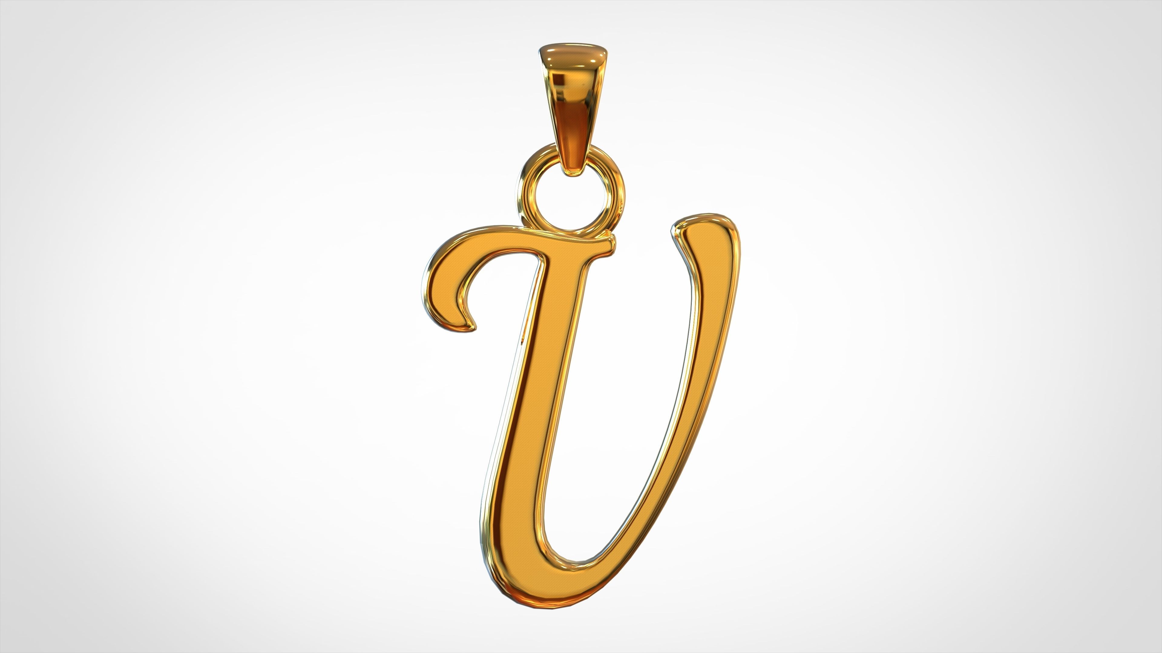 Nautilus Pompilius Font U Pendant 3D print model_1