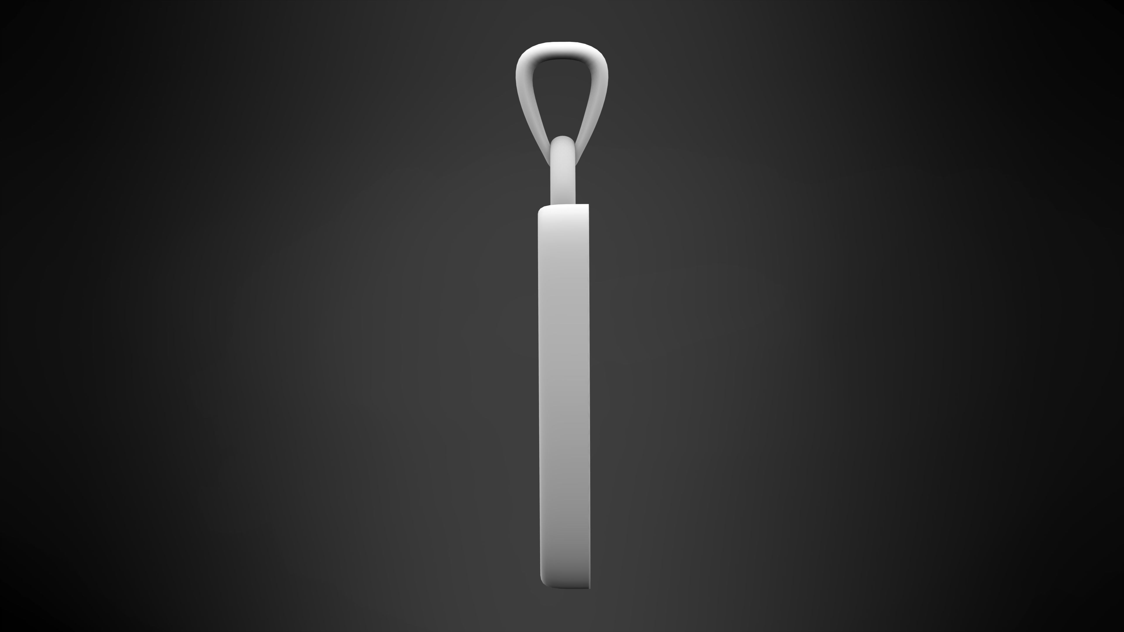 Nautilus Pompilius Font U Pendant 3D print model_6