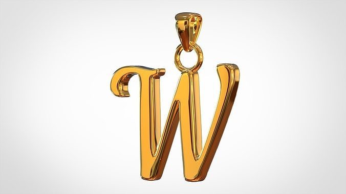 Nautilus Pompilius Font W Pendant 3D print model