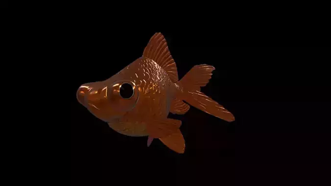 FISH-007 Goldfish 3D model