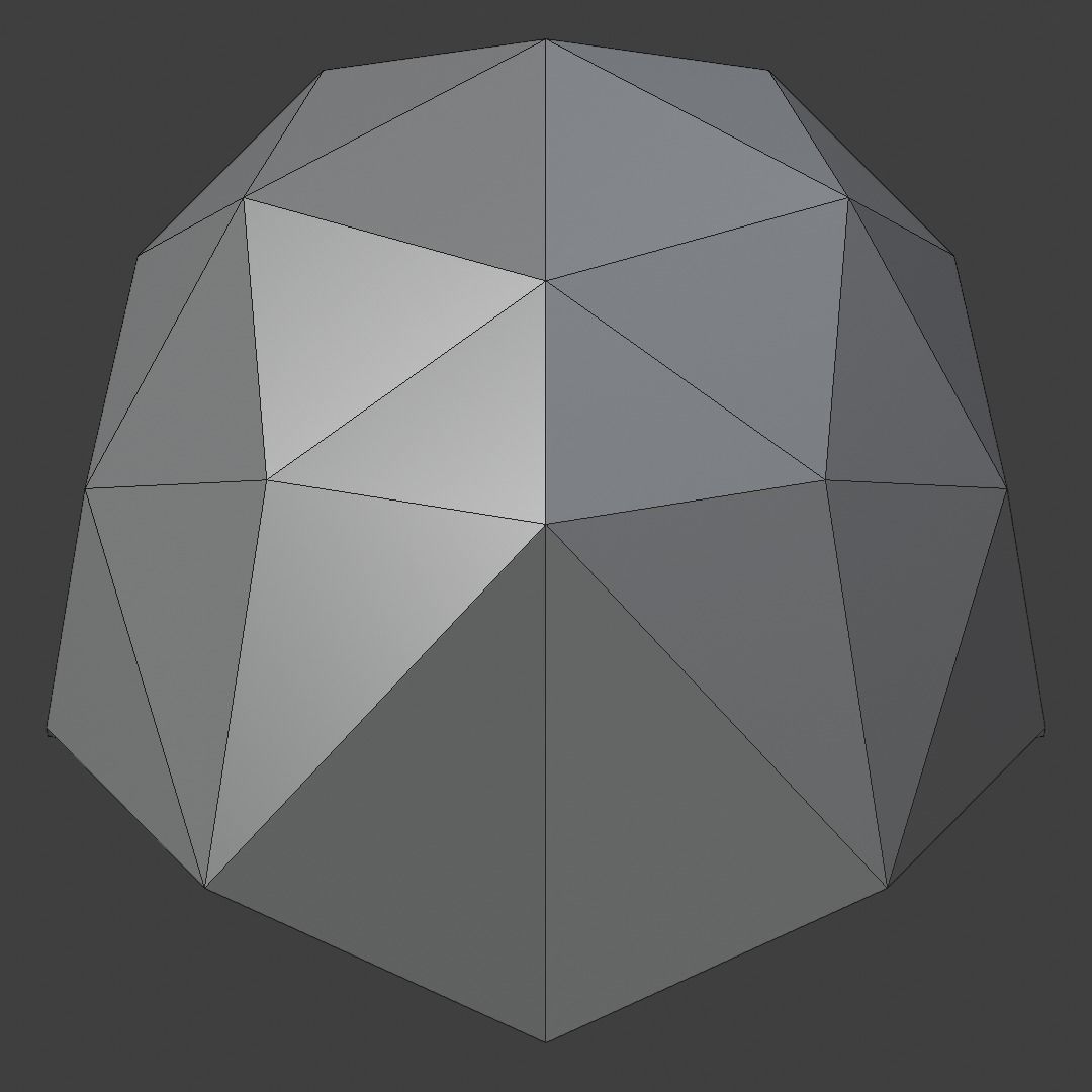 CARTOON SKULL - BLENDER Low-poly 3D model_9