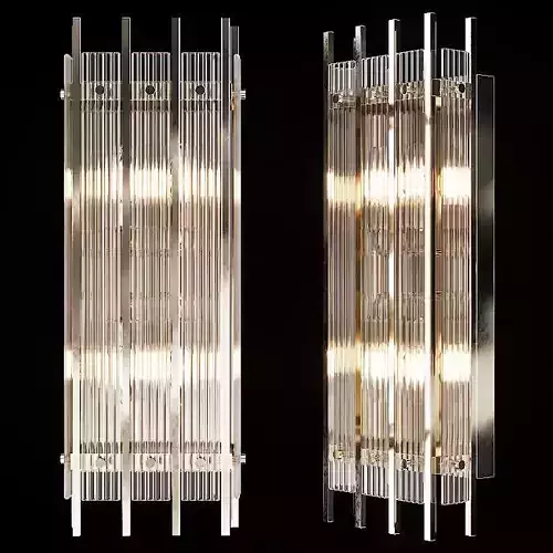 Restoration Hardware SAN MARCO DOUBLE SCONCE Nickel