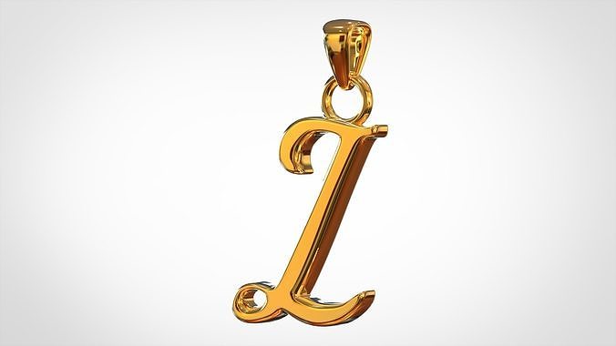 Nautilus Pompilius Font Z Pendant 3D print model