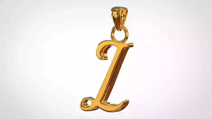 Nautilus Pompilius Font Z Pendant 3D print model