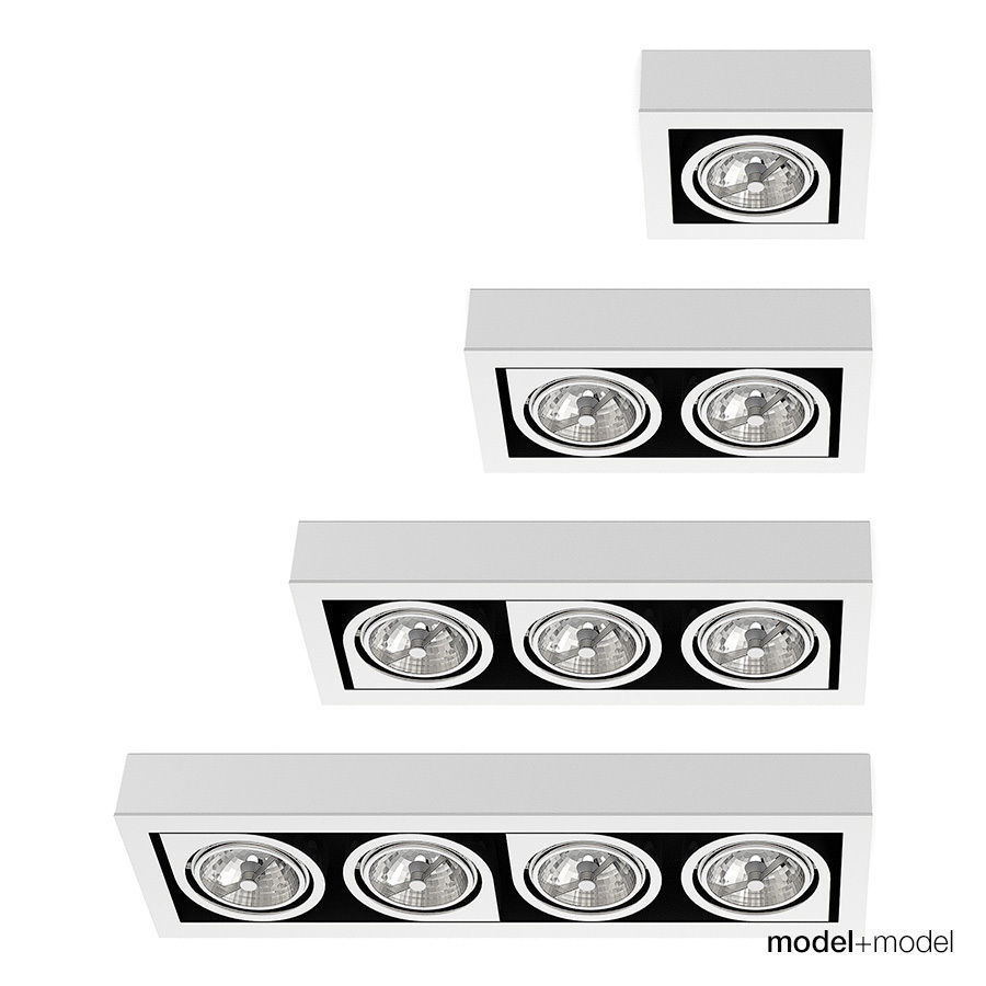 Vibia Corner spotlights 3D model