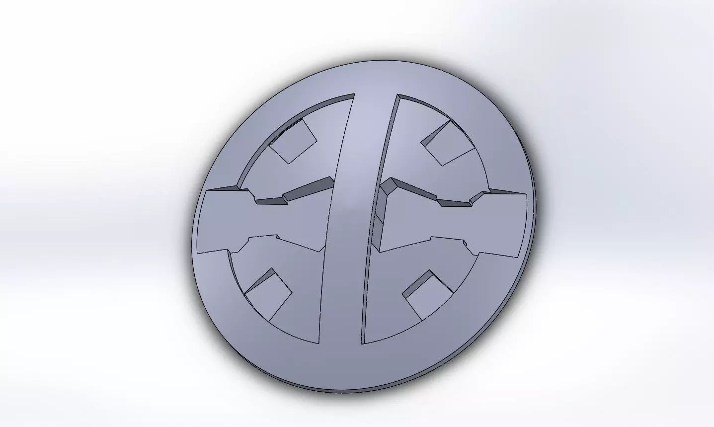 deadpool Belt buckle 3D print model_0