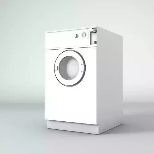 80s Washing Machine 3D model