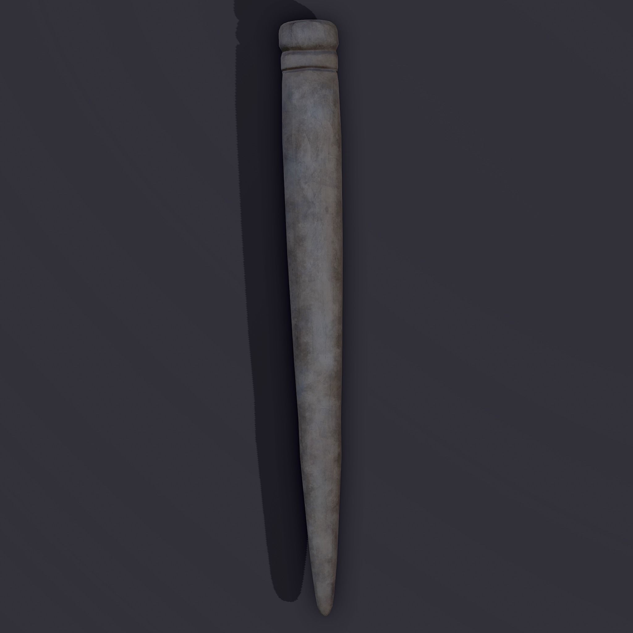 Medieval Needles Makeup Pieces Low-poly 3D model_14