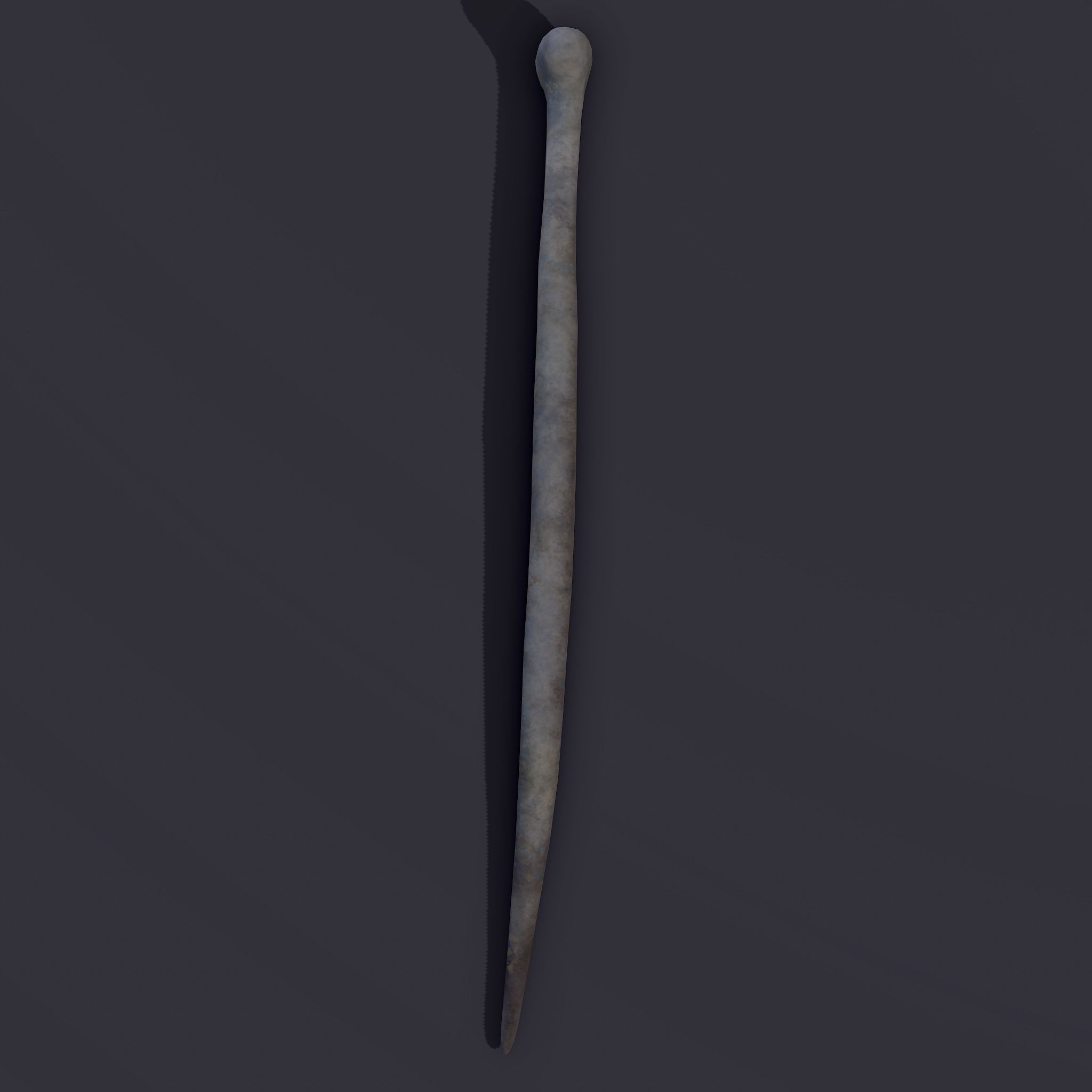 Medieval Needles Makeup Pieces Low-poly 3D model_12