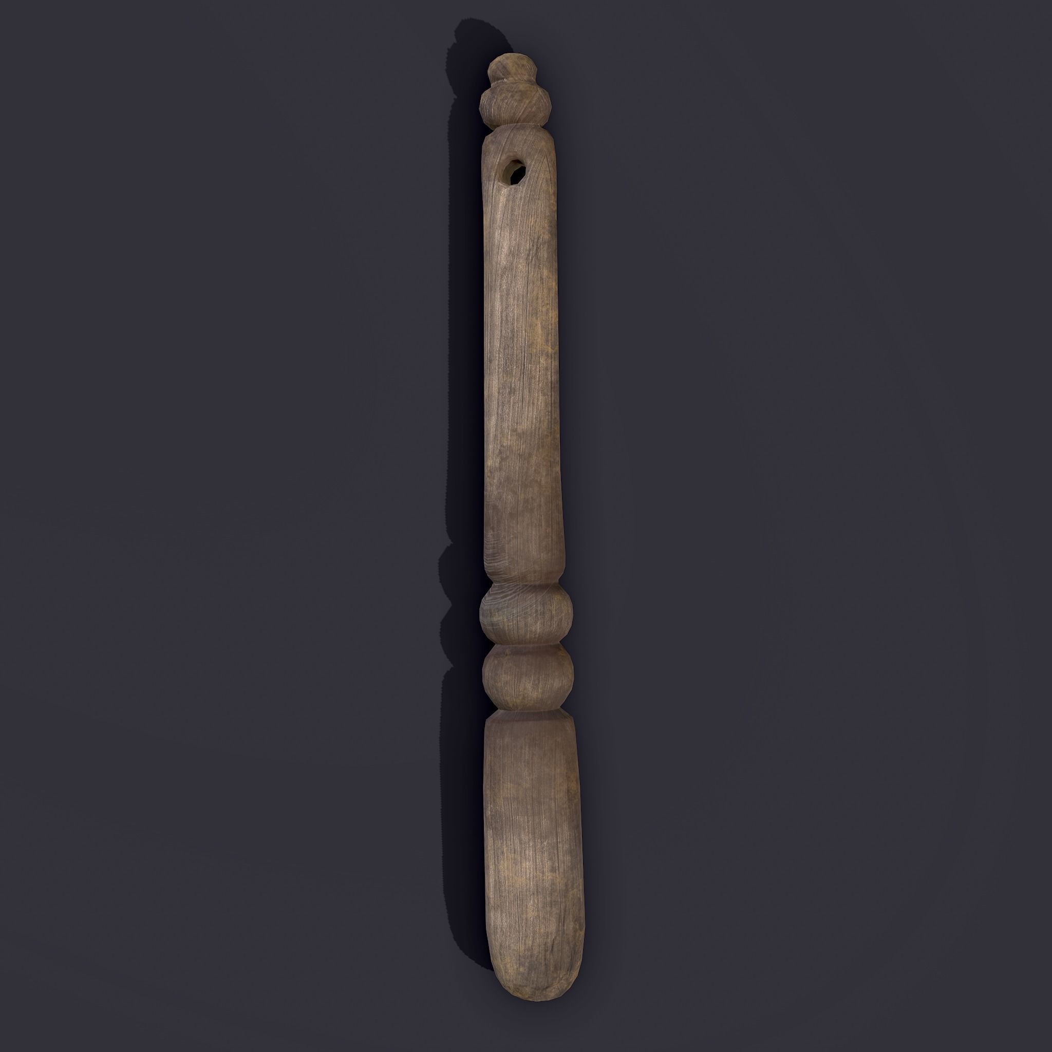 Medieval Needles Makeup Pieces Low-poly 3D model_9