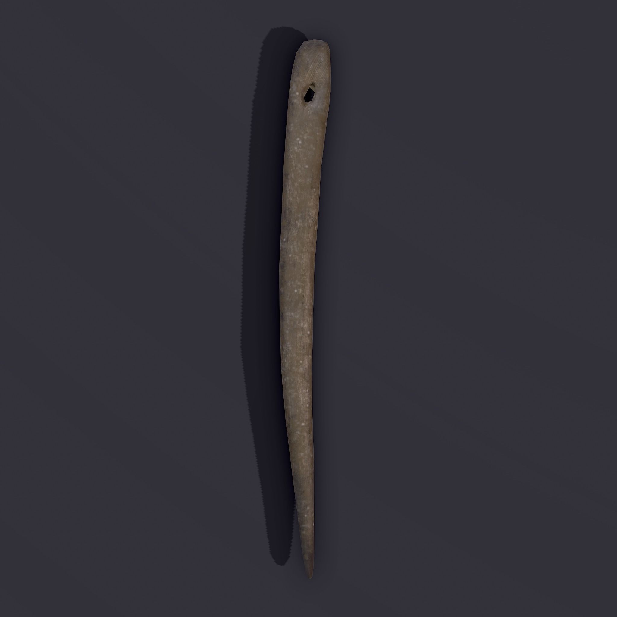 Medieval Needles Makeup Pieces Low-poly 3D model_13