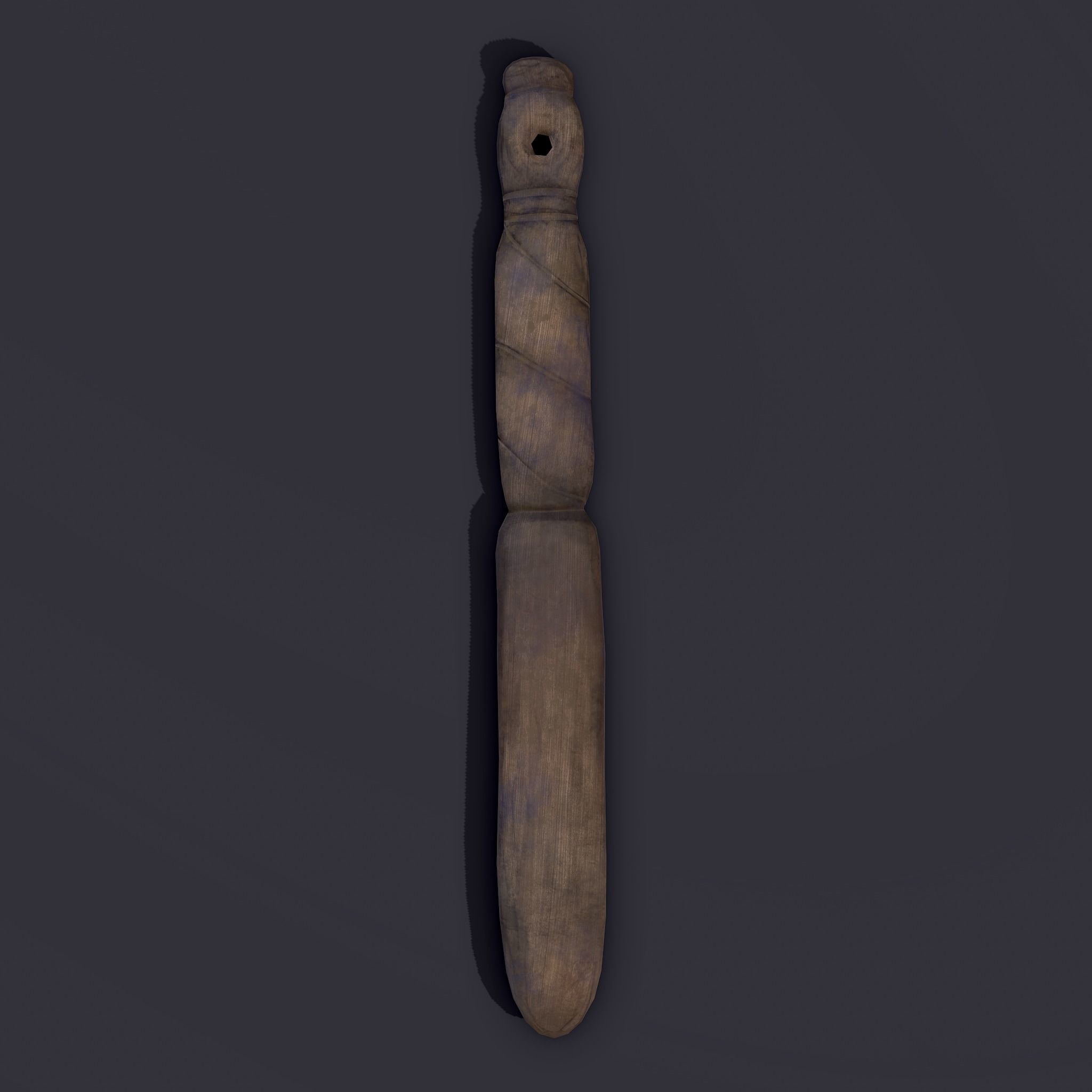 Medieval Needles Makeup Pieces Low-poly 3D model_7