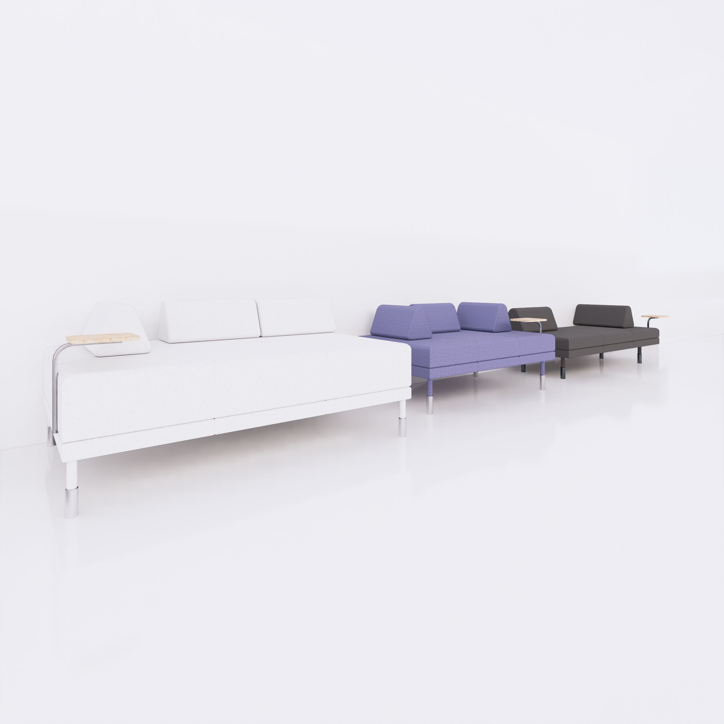 FLOTTEBO sleeper sofa - Full parametric Revit Family  Free 3D model_2
