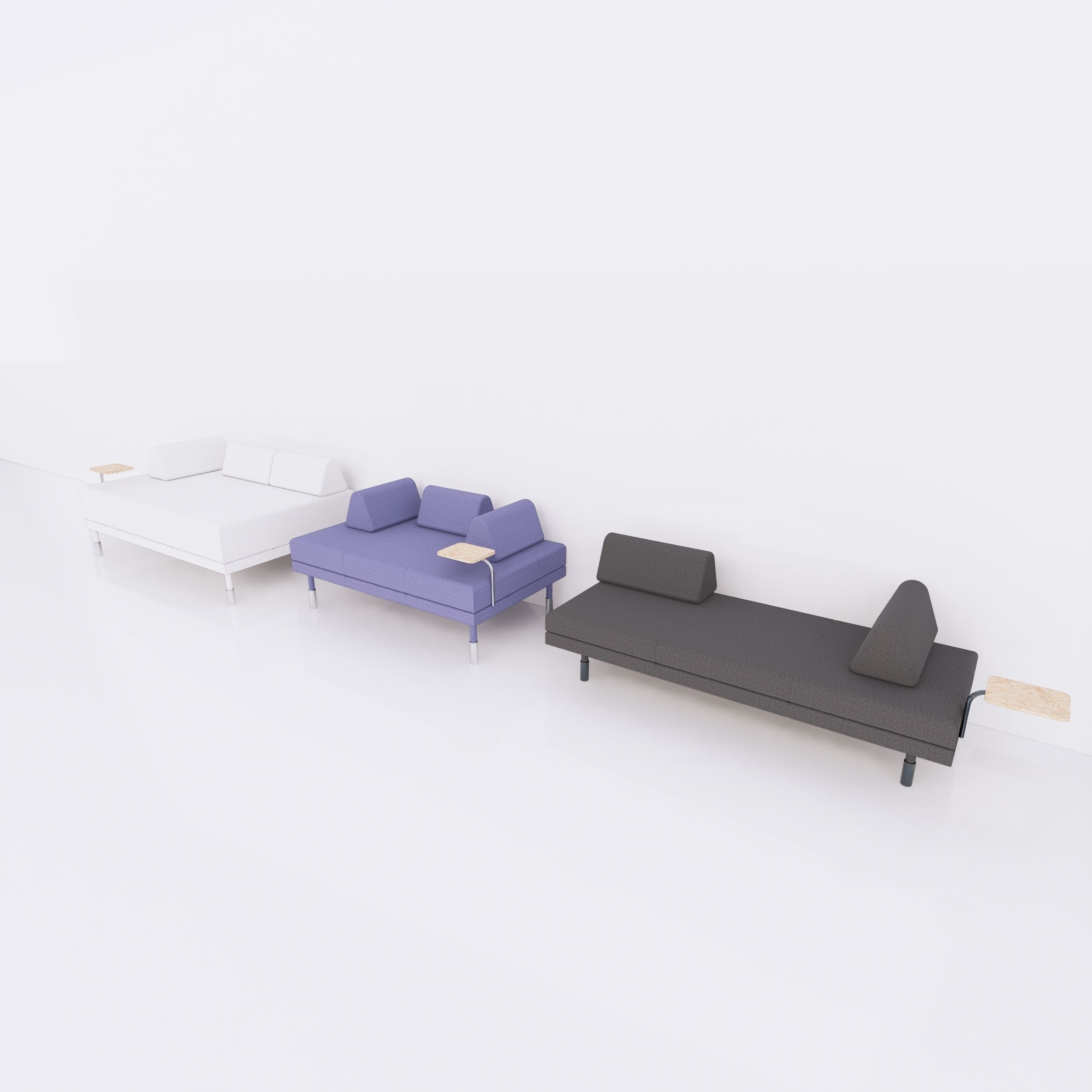 FLOTTEBO sleeper sofa - Full parametric Revit Family  Free 3D model_3