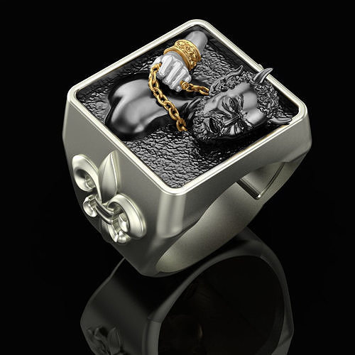 Ring On a leash 3D print model