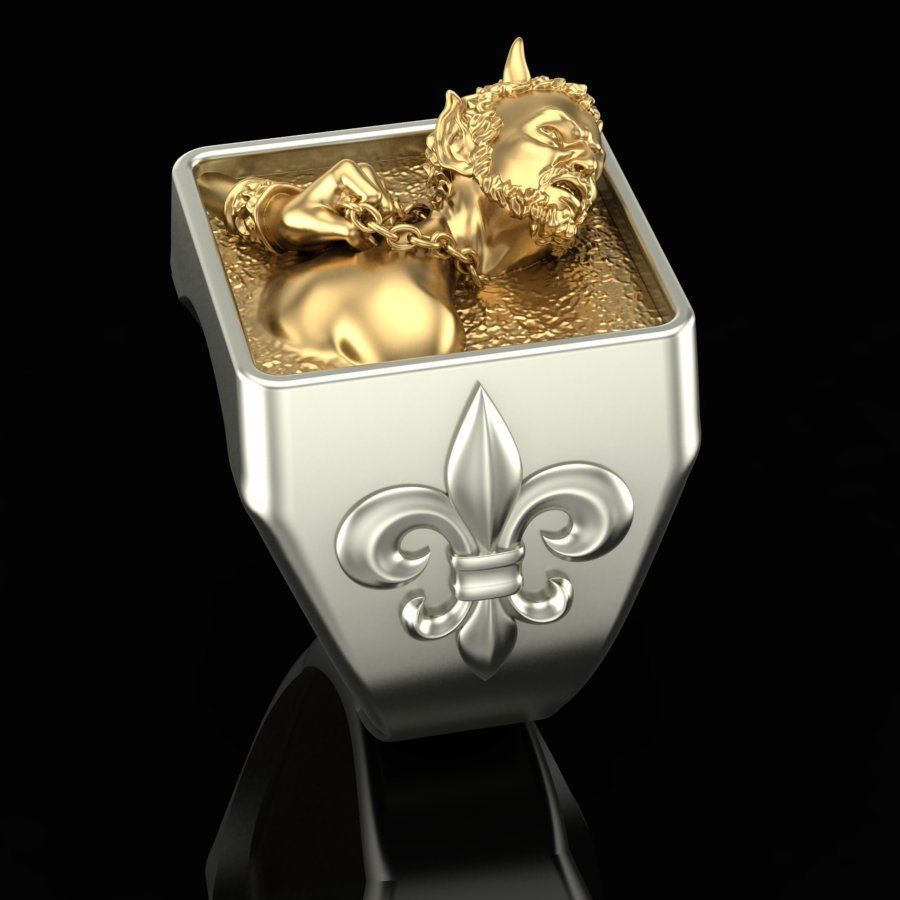 Ring On a leash 3D print model_3