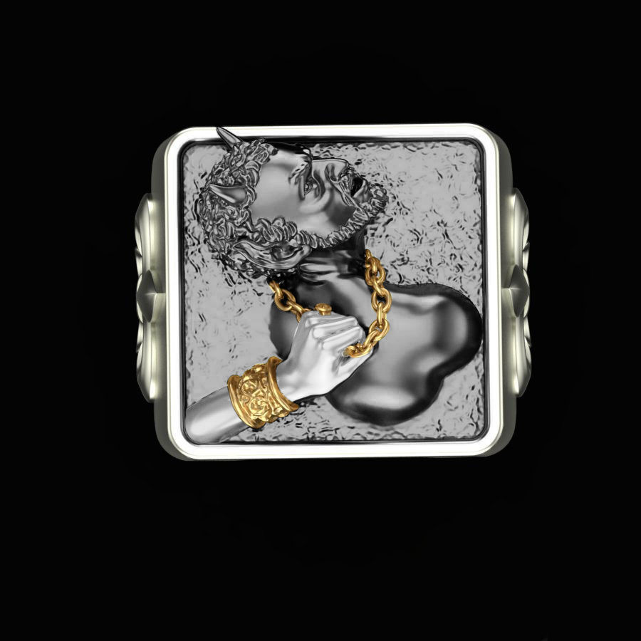 Ring On a leash 3D print model_2