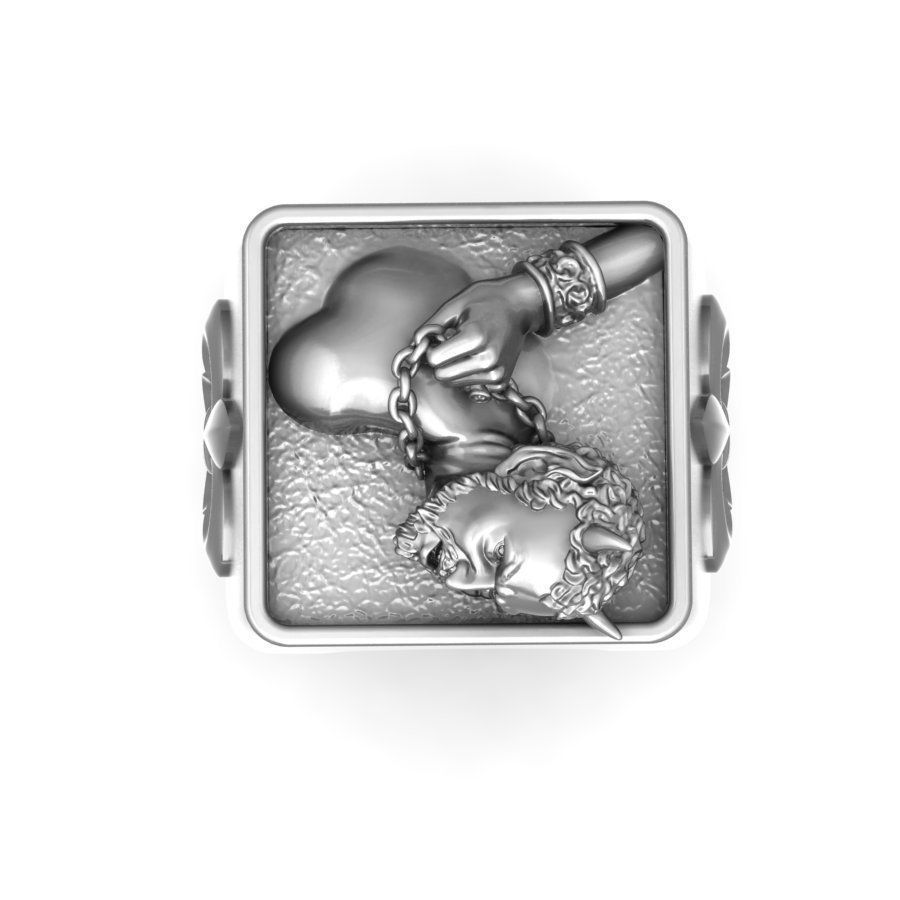 Ring On a leash 3D print model_9