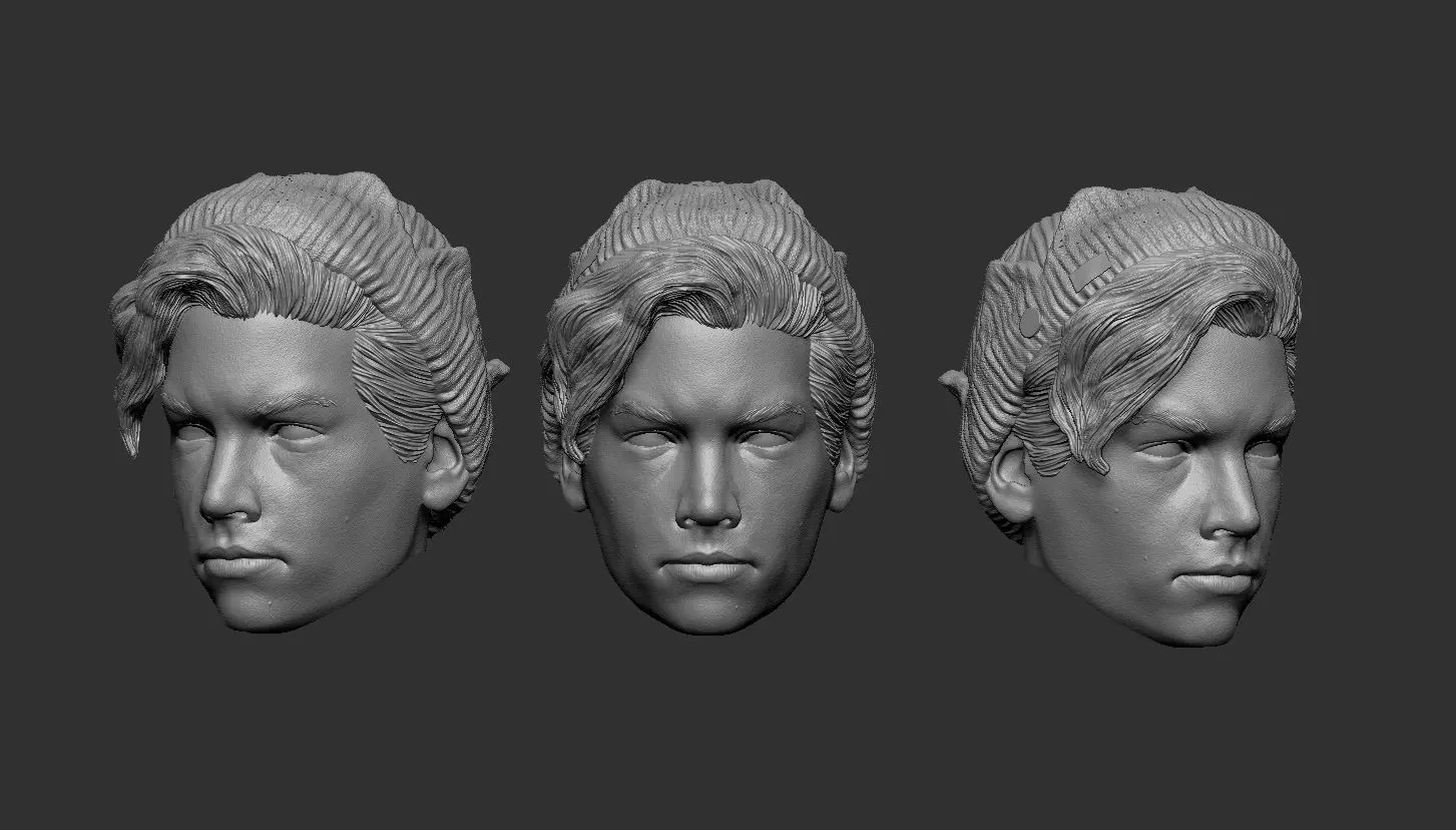 Cole Sprouse  head  from Riverdale 3D print model_0