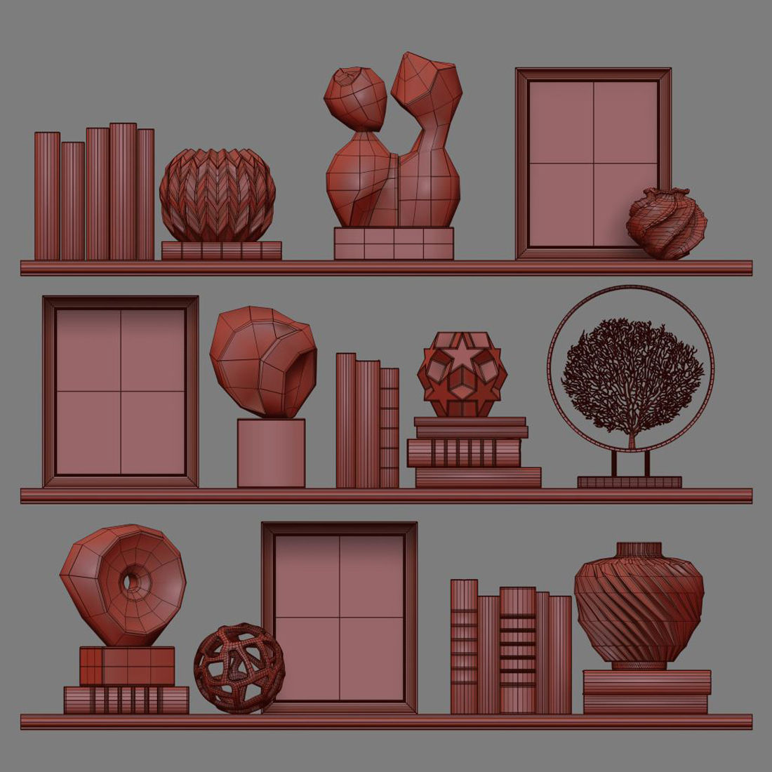Decor Set 51 3D model_4
