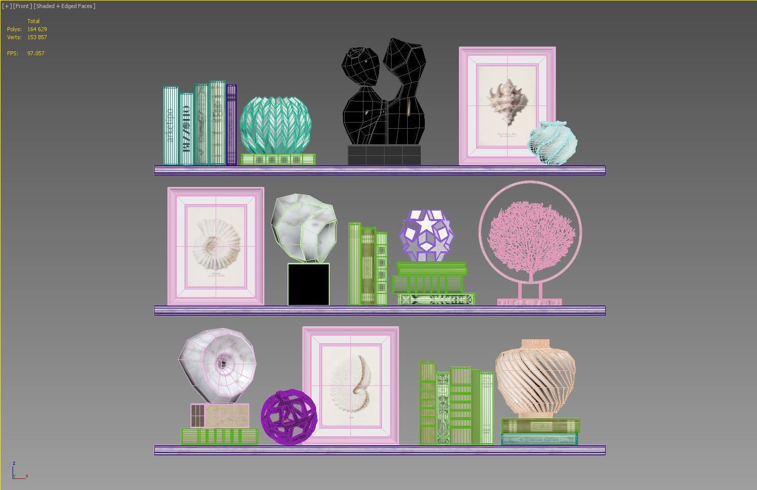 Decor Set 51 3D model_5