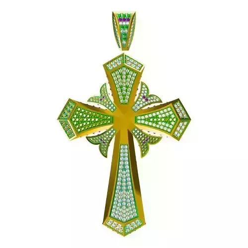 JCD Format Gold criss-cross pendant types of jewelry files