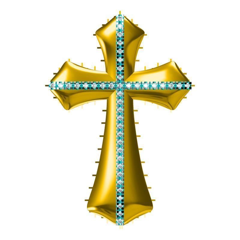 JCD Format Gold criss-cross pendant jewelry cam 3D print model