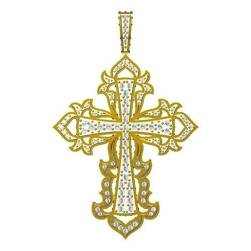 JCD Format Gold criss-cross pendant criss-cross pendant cad