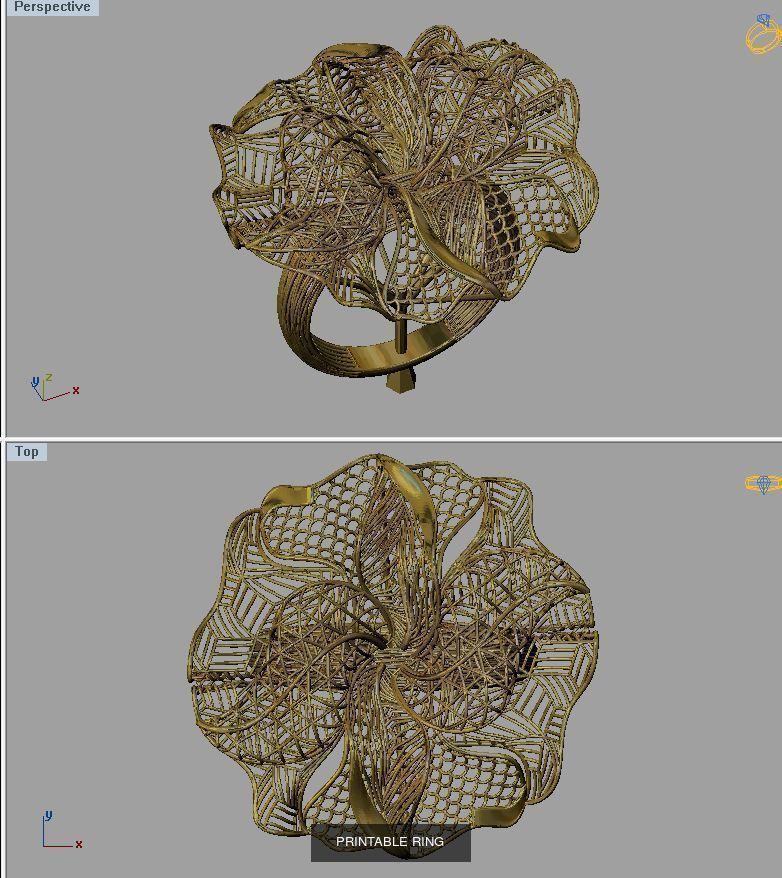 PRINTABLE FUSION 90 RING 3D Model Collection_89