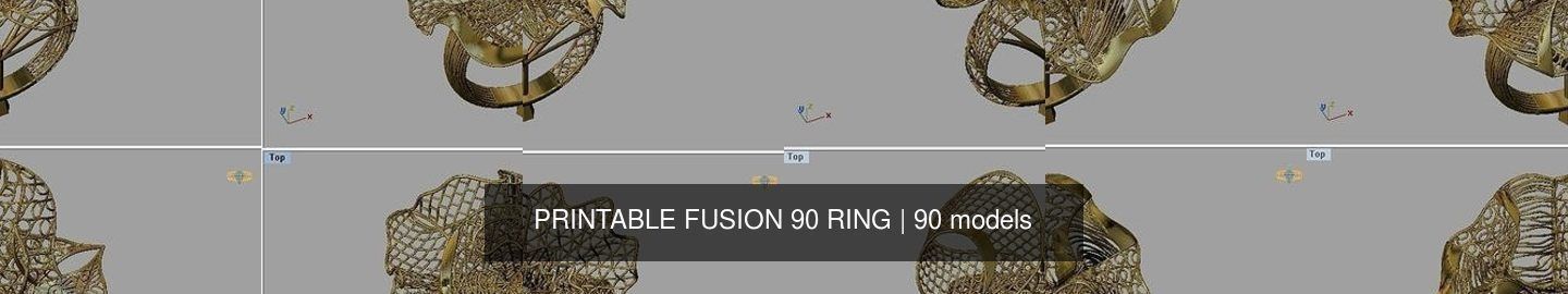 PRINTABLE FUSION 90 RING 3D Model Collection_1