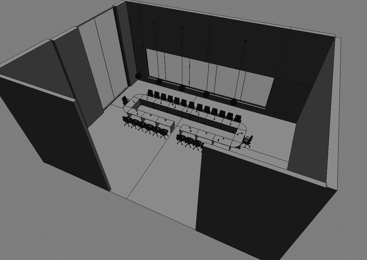 meeting room cd1366 a07 3D model_7