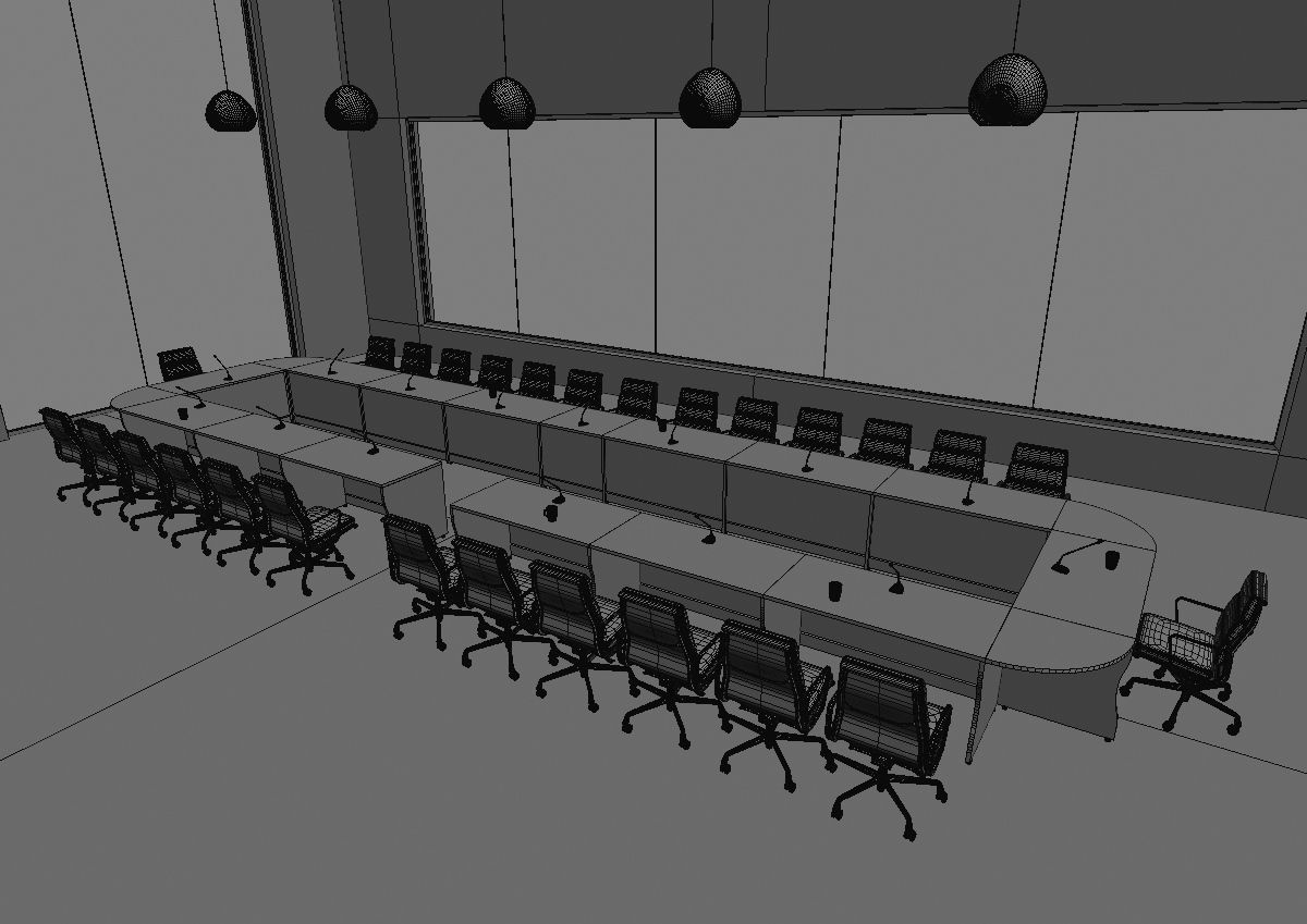 meeting room cd1366 a07 3D model_44