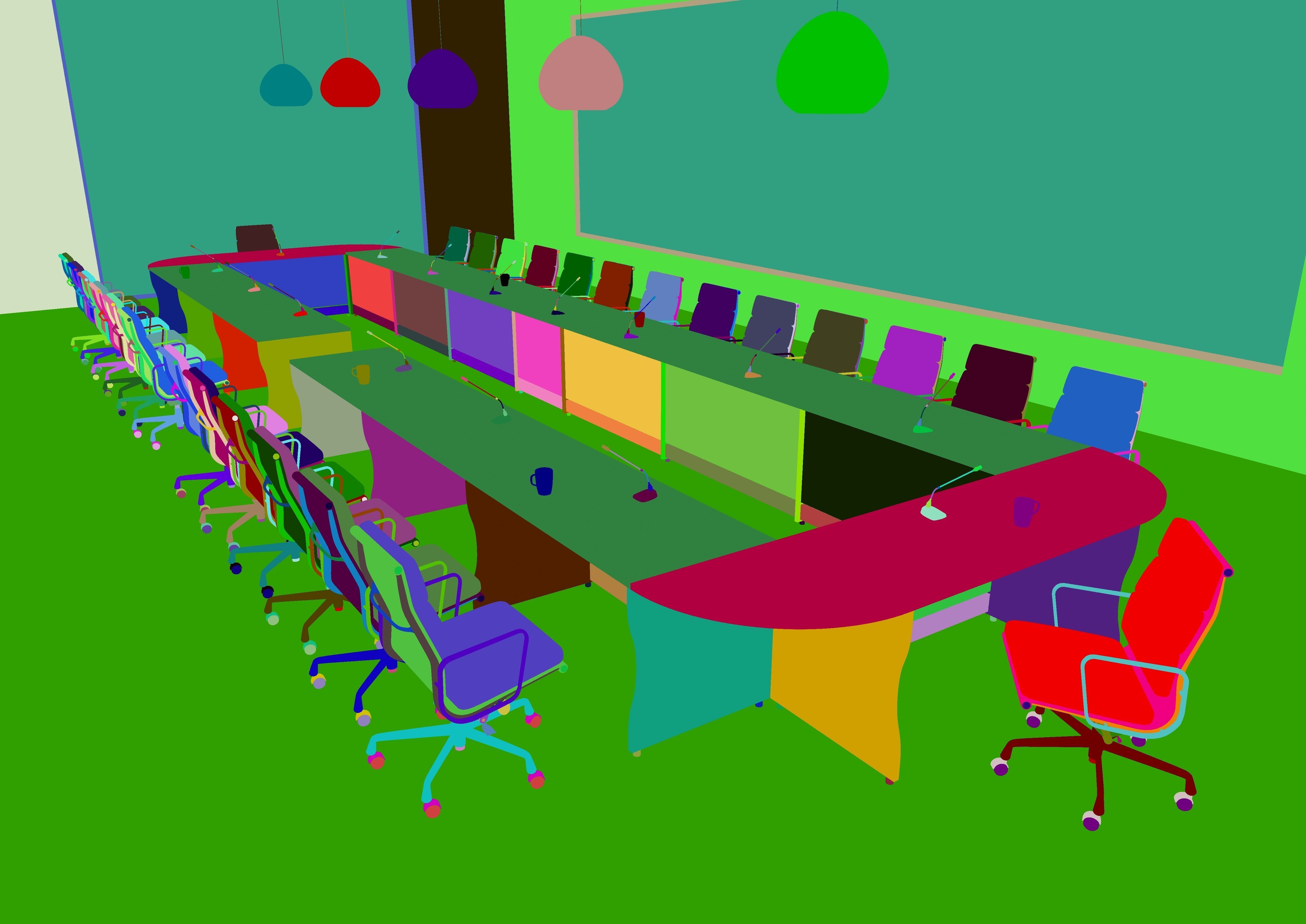 meeting room cd1366 a07 3D model_45