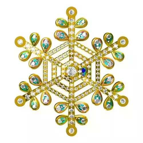 JCD Format Vintage flower shape pendant wax files jewelry