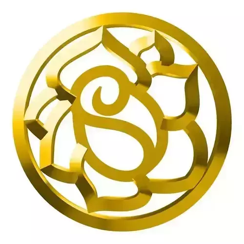 JCD Format Vintage flower shape pendant 3dm jewelry