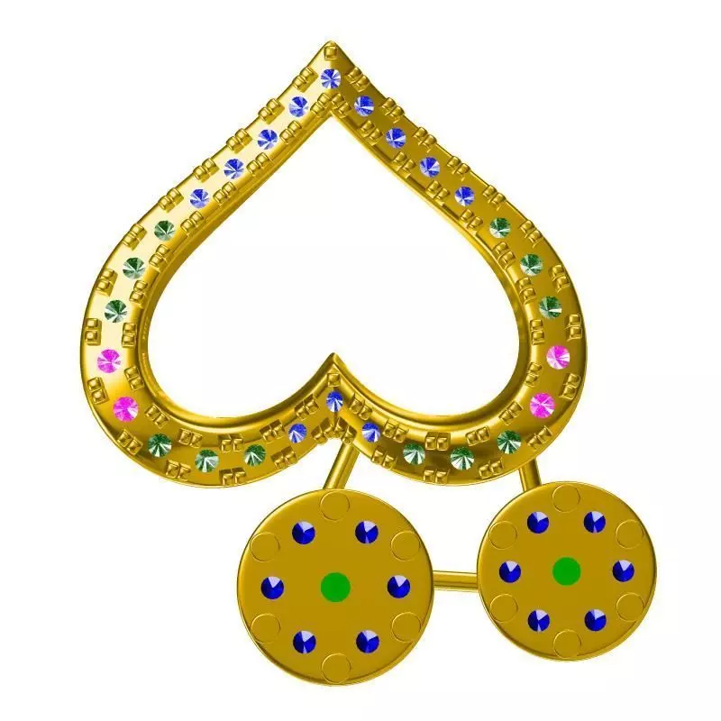 JCD Format Unique flower shape pendant types of jewelry files 3D model ...