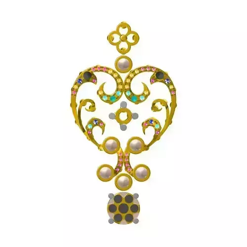 JCD Format Unique flower shape pendant for sale
