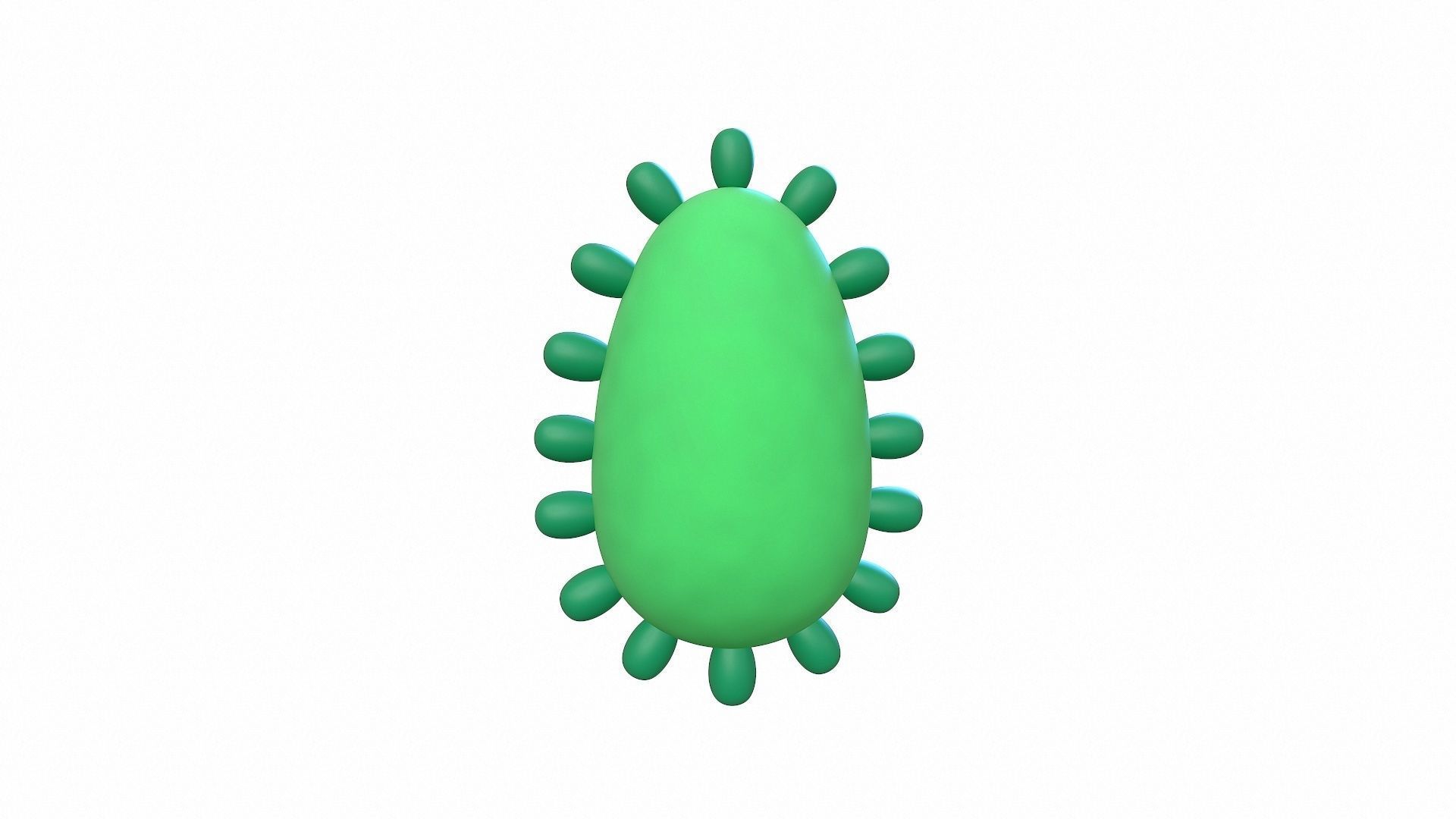Bacteria Pack 3D model_5