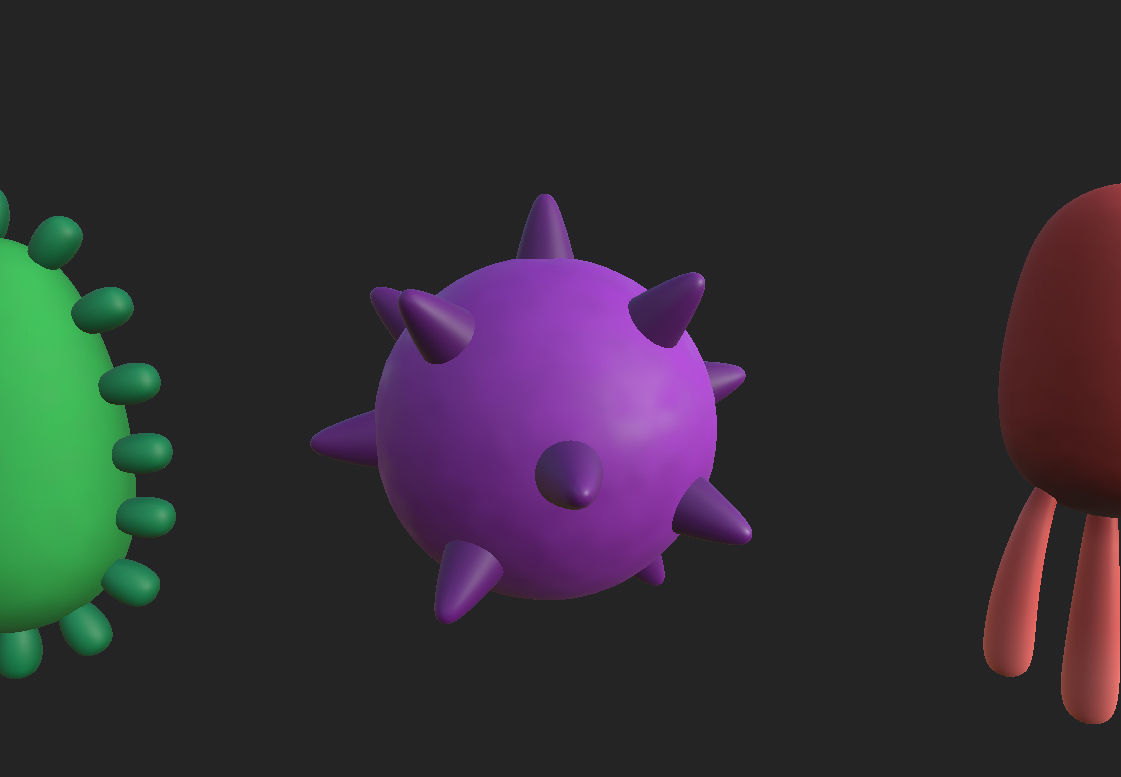 Bacteria Pack 3D model_24