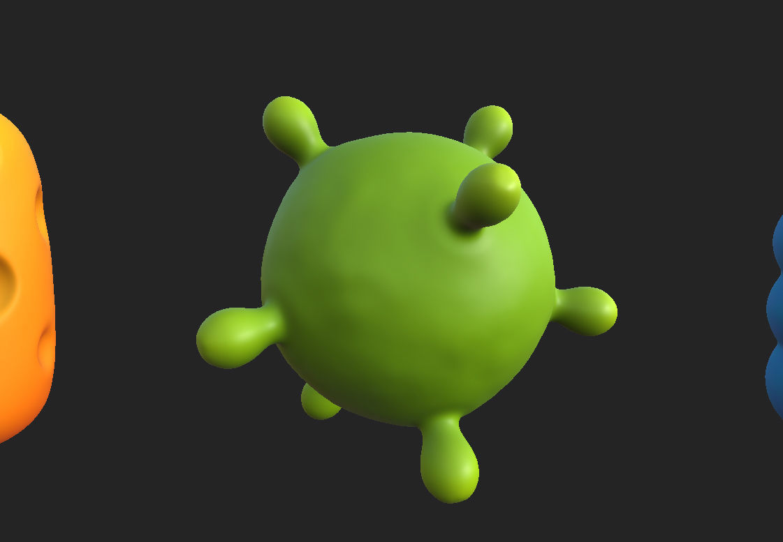 Bacteria Pack 3D model_21